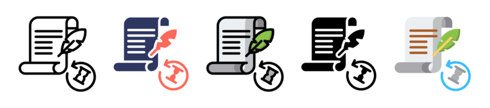 Historical Education multiple icon