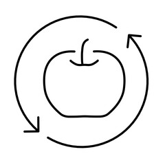  fitness nutrition vector icon