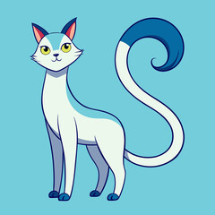vector illustration of a cat