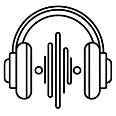 vector illustration of an abstract music background