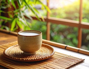 日本の夏を涼やかに。冷やし甘酒と和の風景