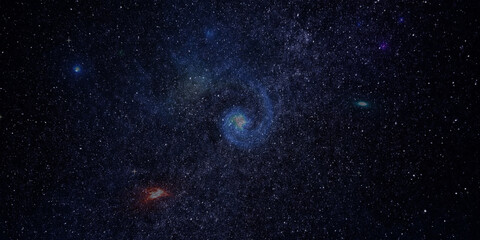 space background with stars