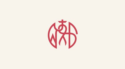 Fototapeta premium Dynamic logo design showcase creative studio graphic art minimalist setting visual identity concept, World Lung Cancer Day