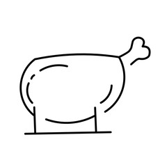 meat vector icon