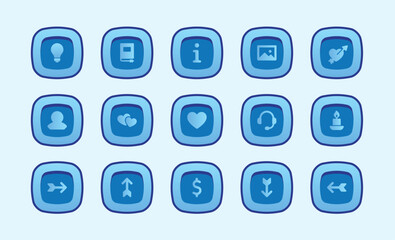 Game UI Button Graphic Pack