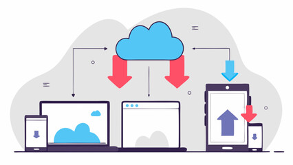 SaaS dashboard UI – abstract data display