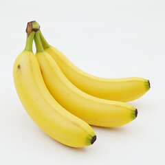 bananas isolated on white background