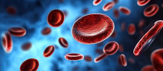 Microscopic View of Red Blood Cells