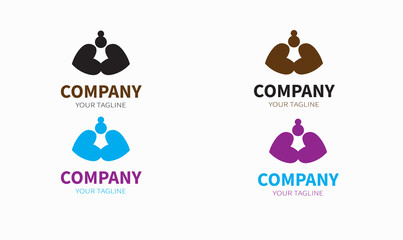 company set logo different color