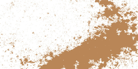 An abstract grunge background features a brown, rusty, and aged metal texture with dirty stains, creating an antique surface pattern