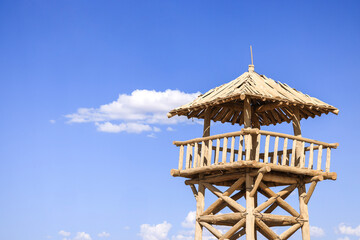 the tower of the old house