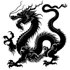 chinese dragon vector illustration