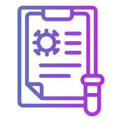blood test Gradient icon