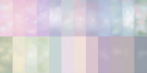 Pastel color palette with cloud texture
