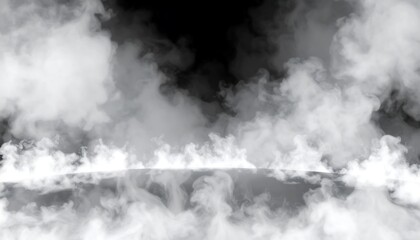 Abstract grayscale smoky background