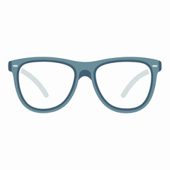 Fototapeta premium vector of transparent or lightly tinted frame-eyeglasses