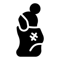 sack race Solid icon