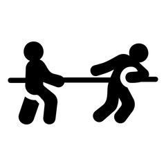 tug of war Solid icon