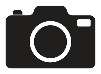 Camera icon. flat illustration of vector icon on white background