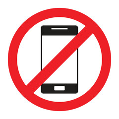 no phon, video and photography sign vector.
