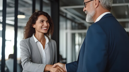 business people shaking hands