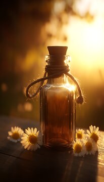 Golden elixir with chamomile flower essence