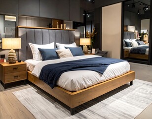 Modern bedroom interior