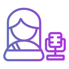 singer Gradient icon