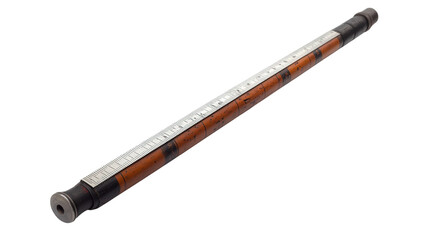 Telescopic measuring rod, Transparent background, PNG file