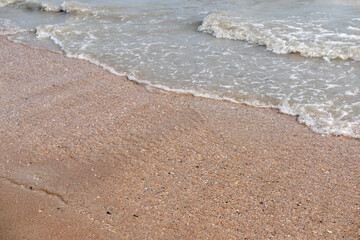 Close up of Sea and Sand texture, background