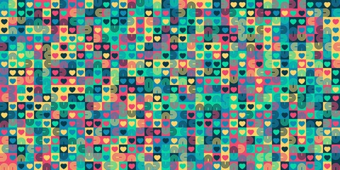 Fototapeta premium Seamless geometrical patterns