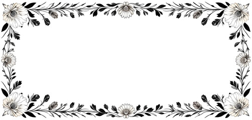 "Elegant Floral Frame with Soft Hues: A Versatile Design for Invitations and Banners"

