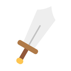 sword icon vector illustration. Mediaeval and fantasy game icons.