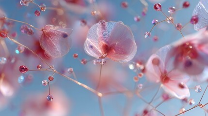 pink magnolia flower