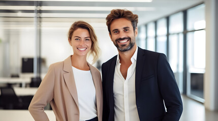 portrait of a businessman team