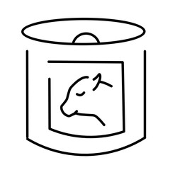 beef meat vector icon