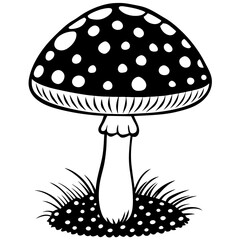 mushroom vector illustration