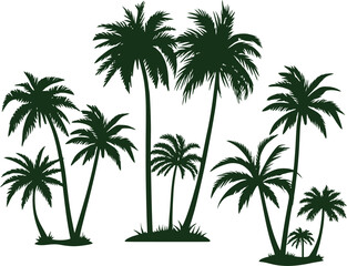 Plum Tree Silhouette Vector