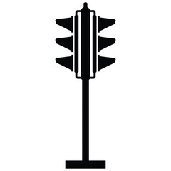 blank road sign isolated