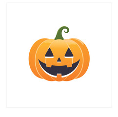 Happy halloween jack o lantern pumpkin design