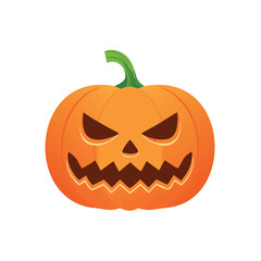 Spooky halloween jack o lantern pumpkin design