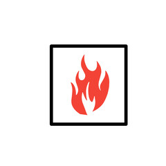 danger fire icon