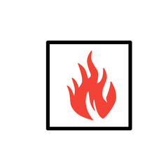 danger fire icon