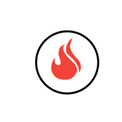 danger fire icon