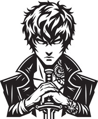 Dark Anime Swordsman