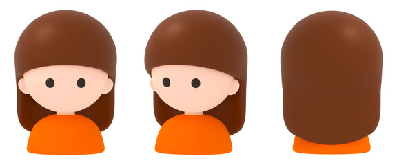 上半身 女性アイコン