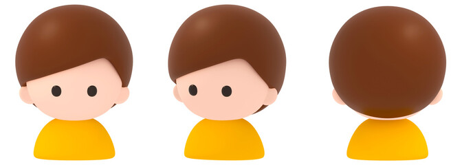 上半身 男の子アイコン