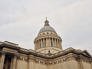 Obraz premium The panthéon in paris exhibiting neoclassical architecture