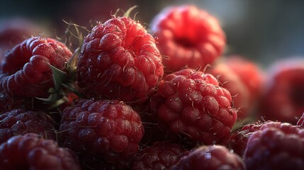 Fresh raspberry delight food photography Berry organic fruit delicious dessert sweet red healthy
