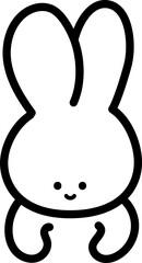 귀여운 토끼 © overflow